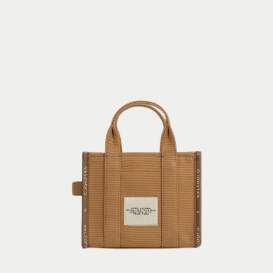 Handbags Marc Jacobs | Marc Jacobs Camel Small Jacquard Tote Bag