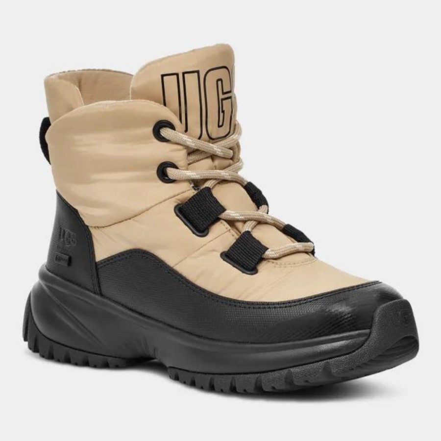 Boots UGG | Ugg Yose Mustard Seed Puffer Lace Boots