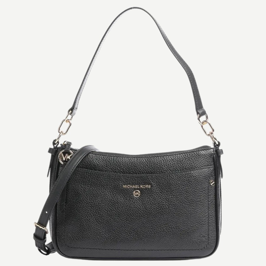 Handbags Michael Kors | Michael Kors Jet Set Charm Black Crossbody