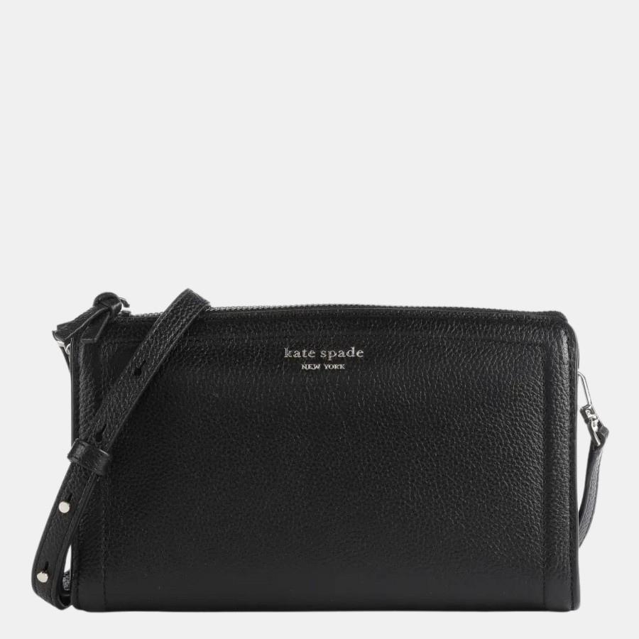 Handbags Kate Spade | Kate Spade Knott Black Small Crossbody