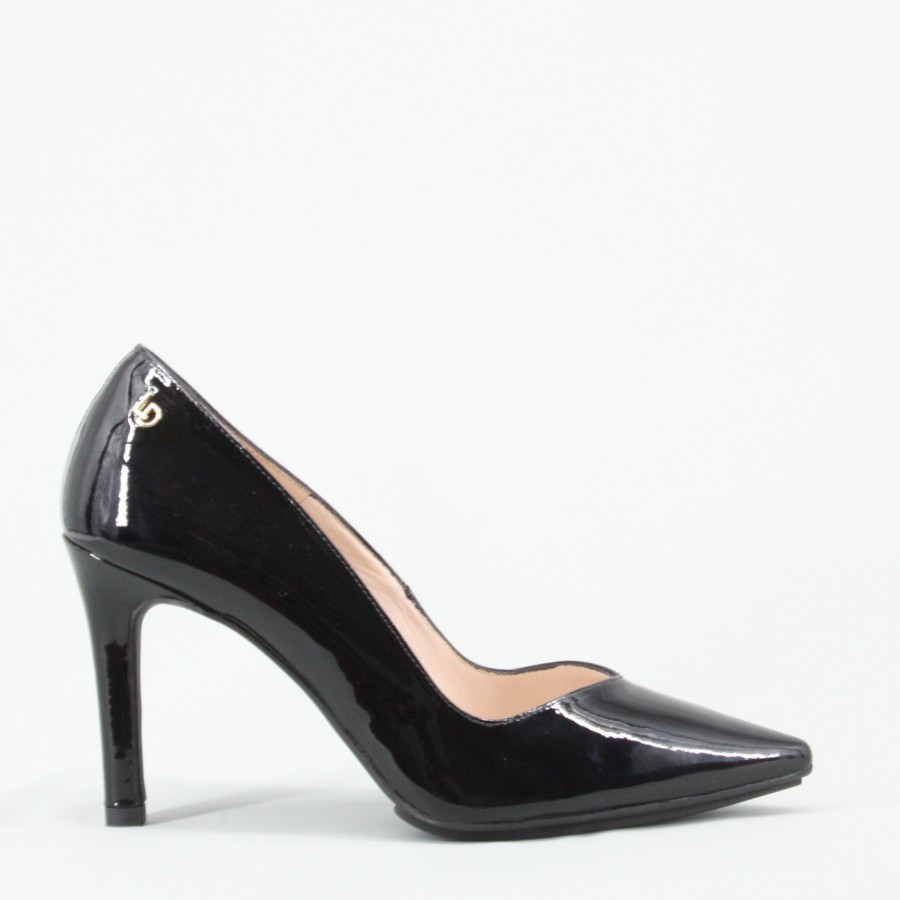 Shoes Lodi | Lodi Rabot-Tpa Patent Black Court Shoes