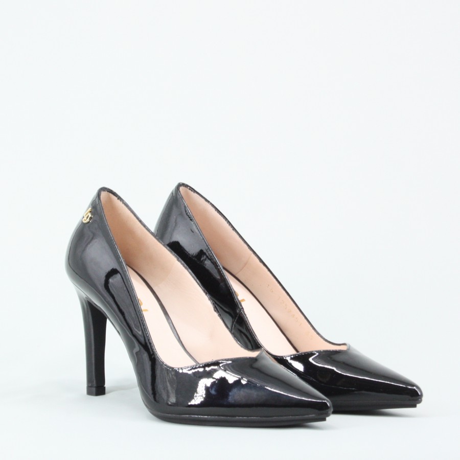 Shoes Lodi | Lodi Rabot-Tpa Patent Black Court Shoes