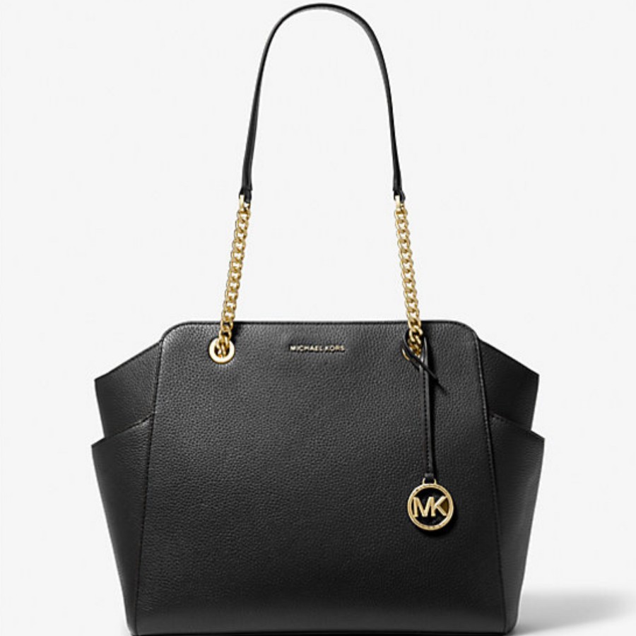 Handbags Michael Kors | Michael Kors Jacquelyn Black Shoulder Bag