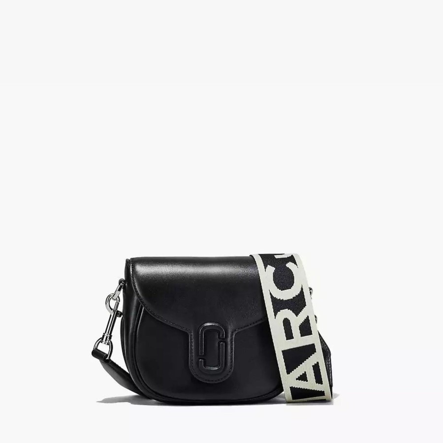 Handbags Marc Jacobs | Marc Jacobs The J Marc Saddle Bag Small In Black