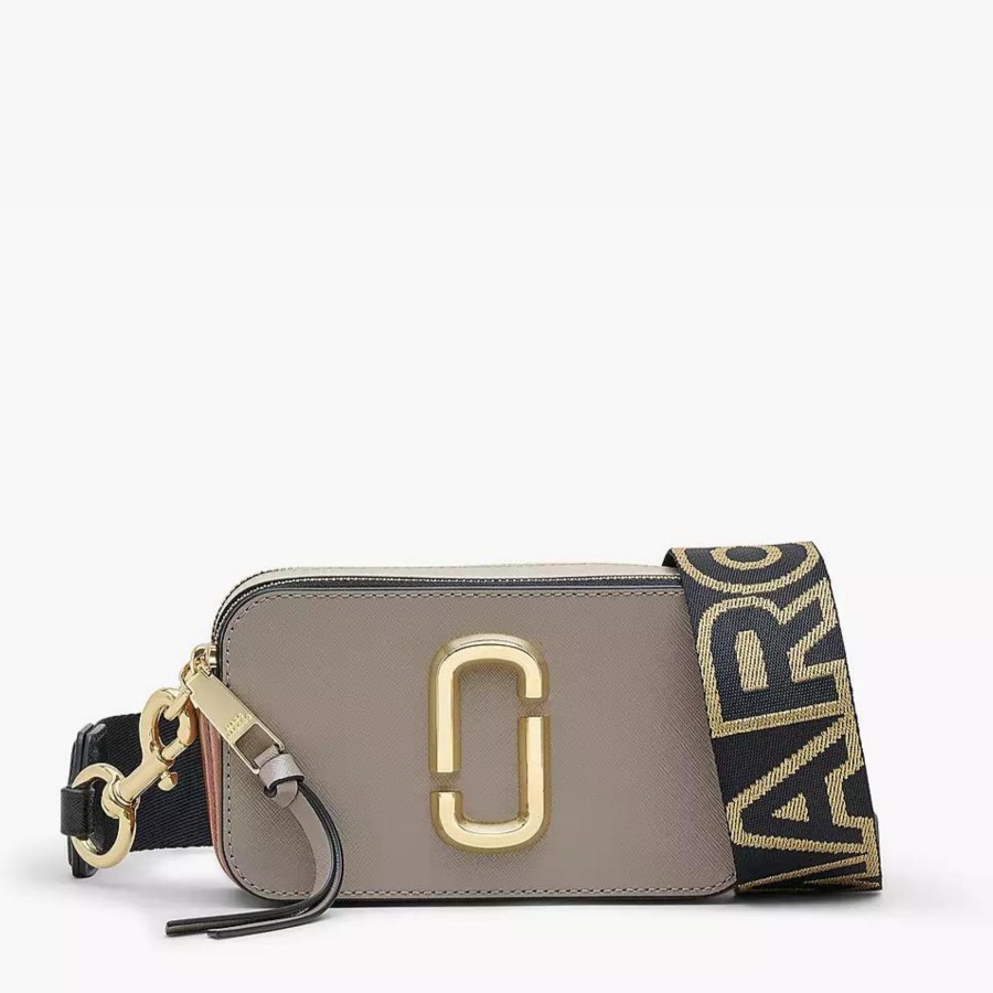 Handbags Marc Jacobs | Marc Jacobs Snapshot Cement/Multi Crossbody Bag