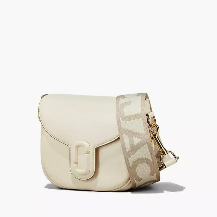 Handbags Marc Jacobs | Marc Jacobs The J Marc Saddle Bag Small In Cloud