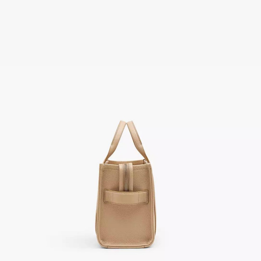 Handbags Marc Jacobs | Marc Jacobs Camel Small Leather Tote Bag